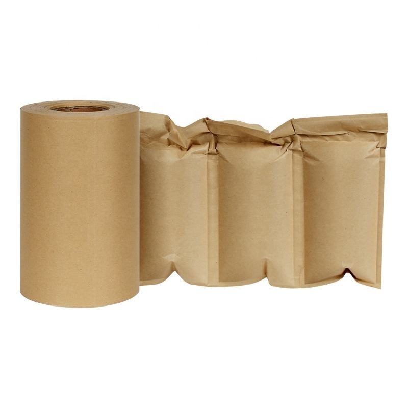 100% Biodegradable Kraft Paper Air Pillows Cushion Roll