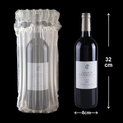 Wholesale price single bottle wine aribag transparent