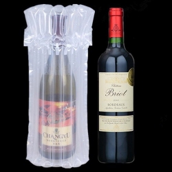 Single bottle wine air bag