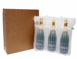 3 bottle wine air bag